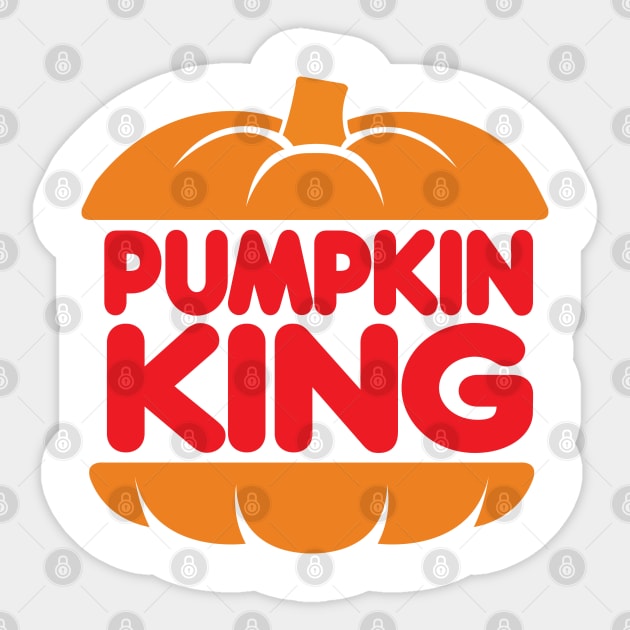 Pumpkin King Sticker by DesignWise